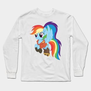 Rainbow Dash as future Catra Long Sleeve T-Shirt